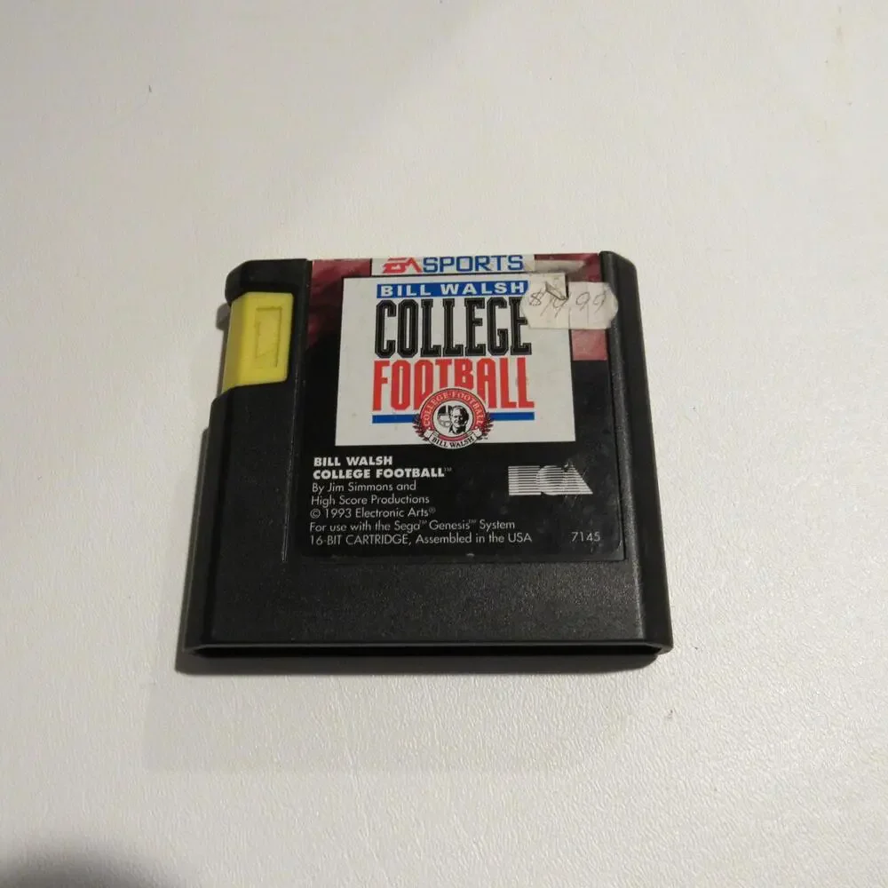 Bill Walsh College Football (Sega Genesis,‎ 1993) EA Sports 4